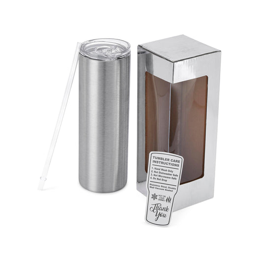 Pre-Sanded 20oz Skinny Tumbler - Clay Revolution