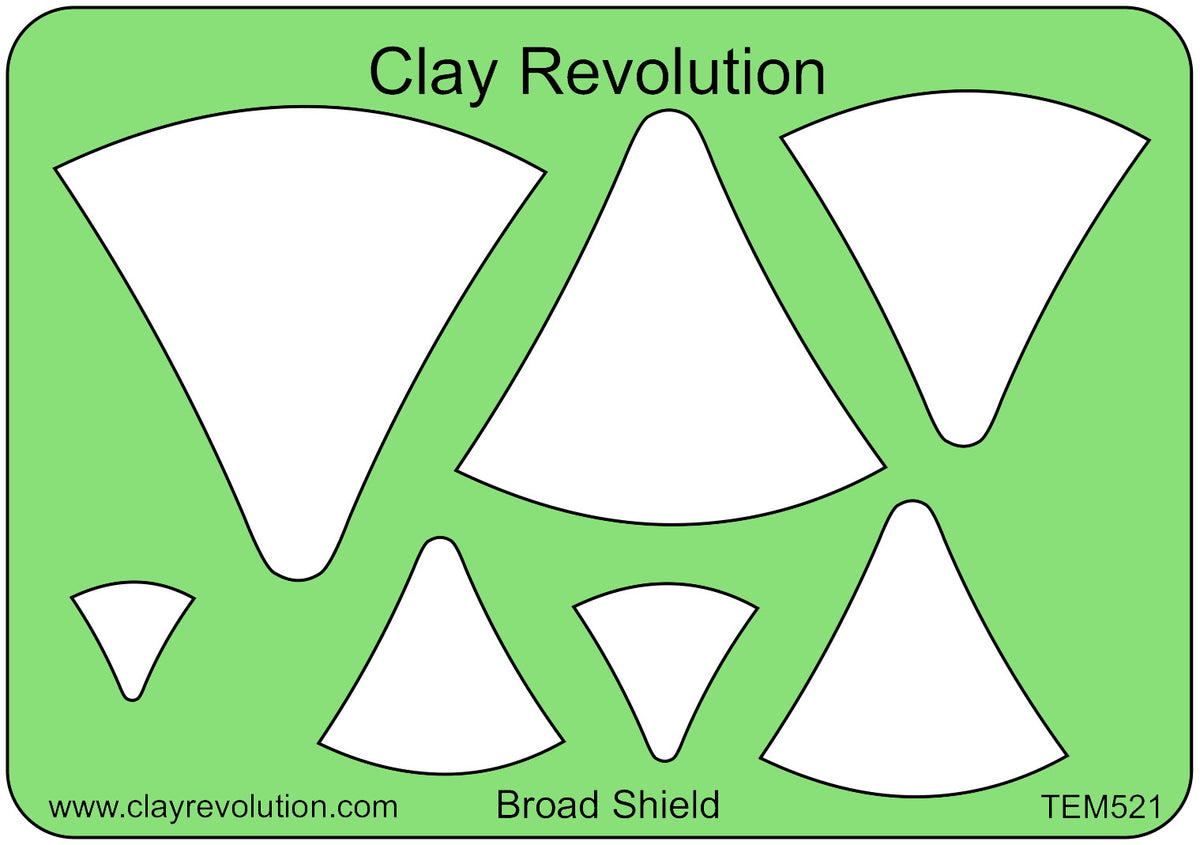 Broad Shield Template - Clay Revolution