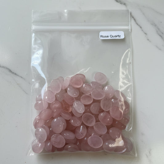 Rose Quartz Cabochon Oval Pack of 100