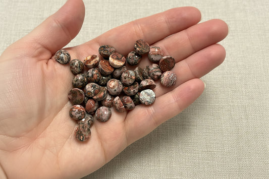 Leopard Skin Jasper 10mm Round