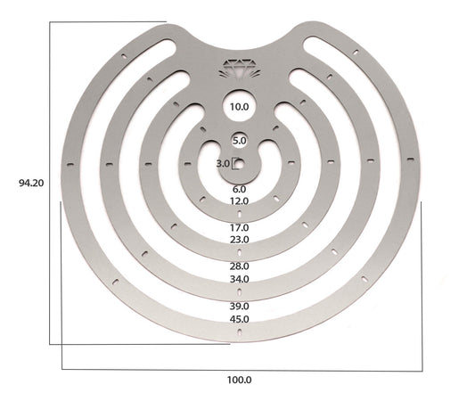 Arc Carving Metal Rib - Clay Revolution