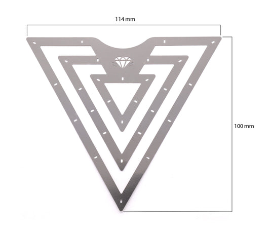 NEW!! Triangle Carving Metal Rib - Clay Revolution
