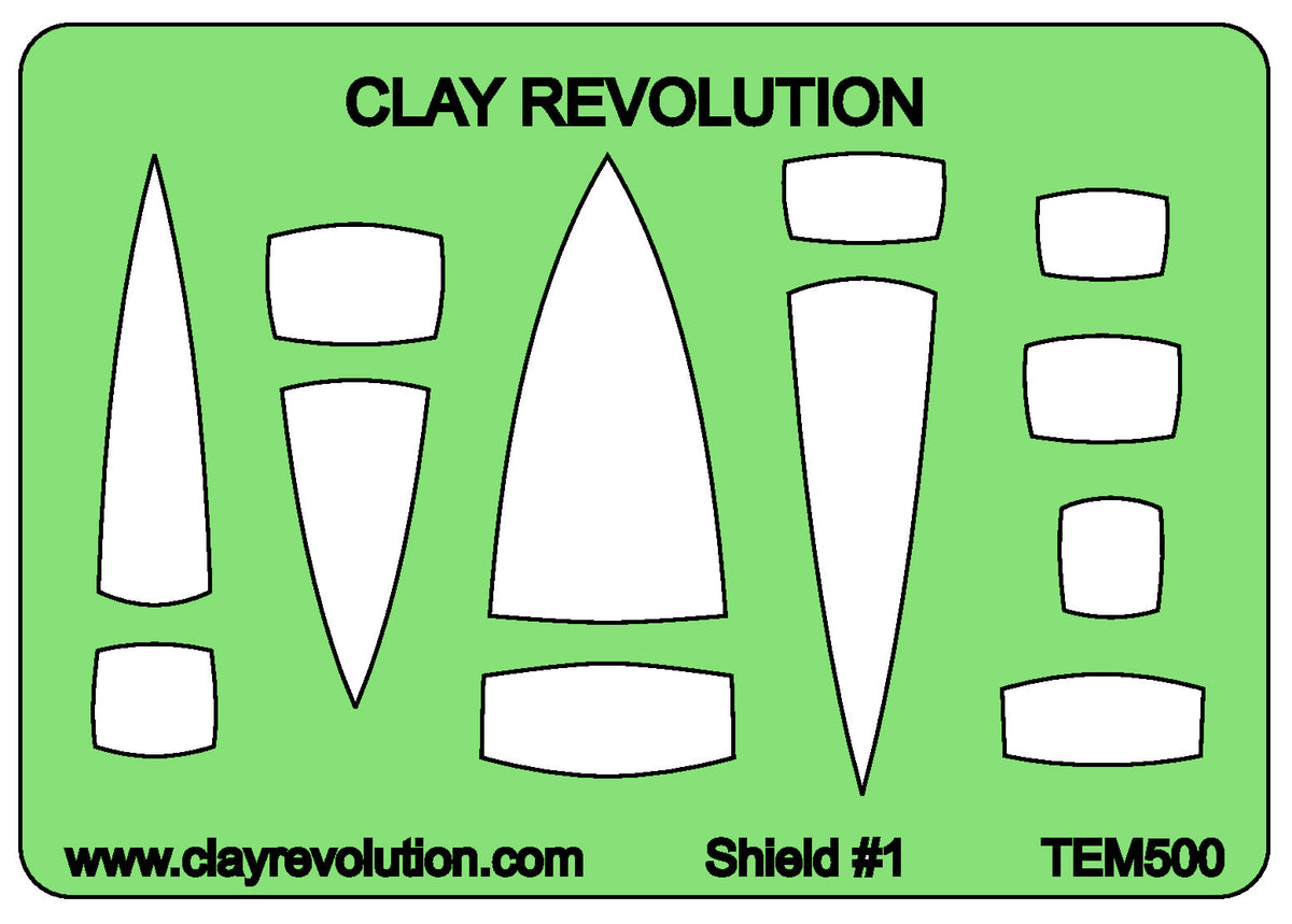 Shield #1 Template - Clay Revolution