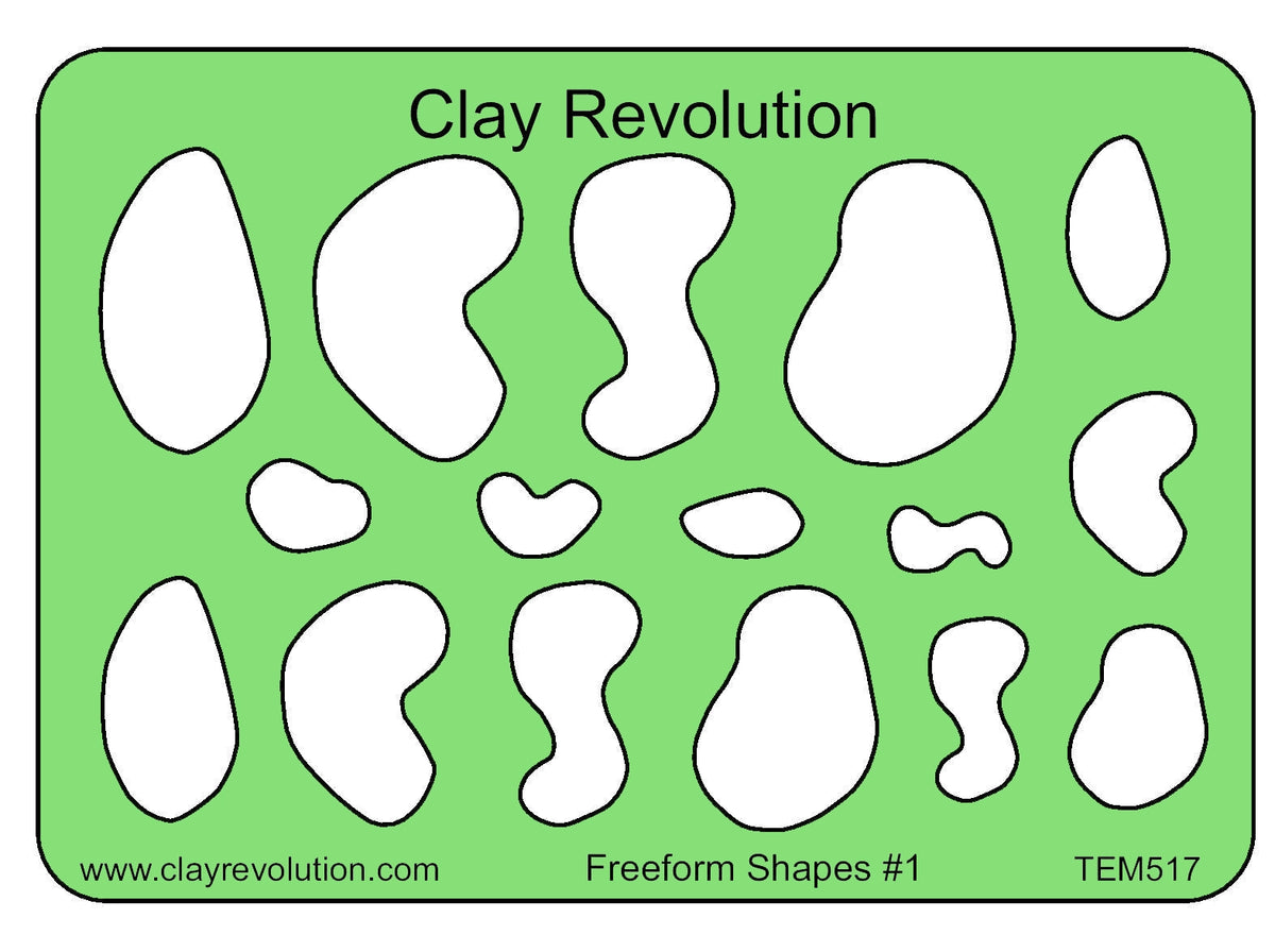 Freeform Shapes Template - Clay Revolution