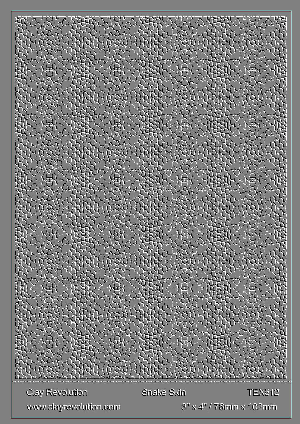 Snake Skin Texture Sheet - ClayRevolution
