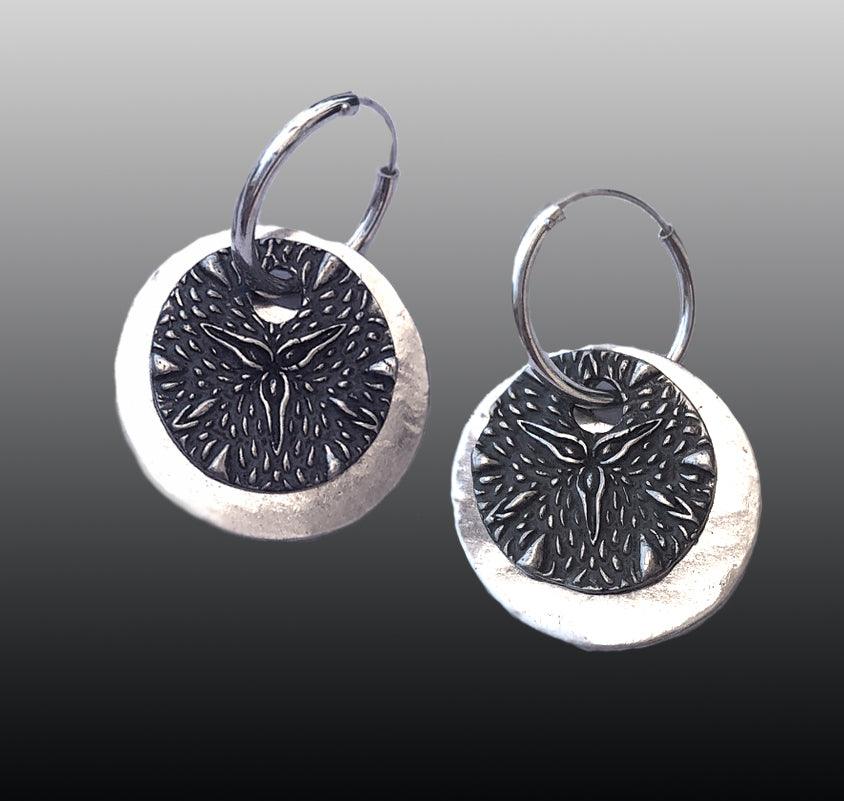 Sterling Silver Hoop Earrings 25mm - ClayRevolution