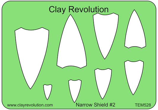 Narrow Shield #2 Template - Clay Revolution
