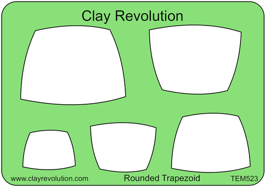 Rounded Trapezoid Template - Clay Revolution