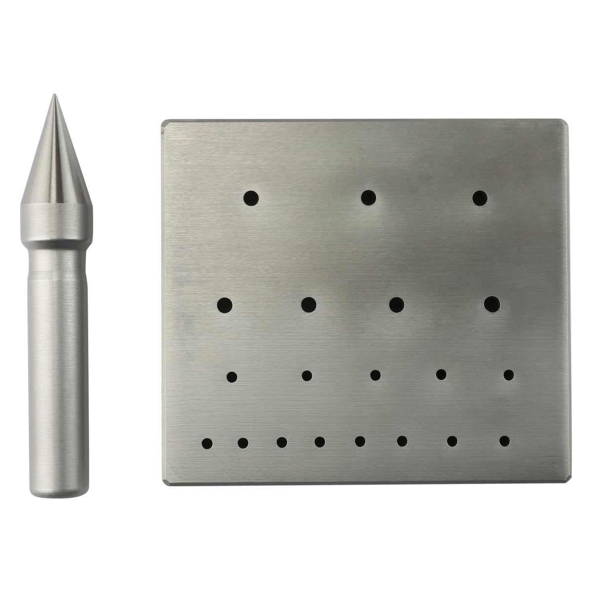 Round Bezel Forming Block, 20 holes, 17° Taper, 5mm - 20mm Diameter - Clay Revolution