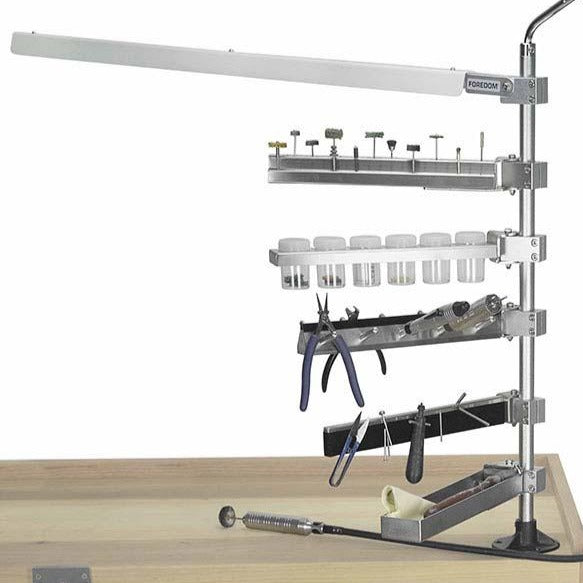 Bur Holder Arm Accessory for Foredom® Flex Shaft Stand Workbench System - Clay Revolution