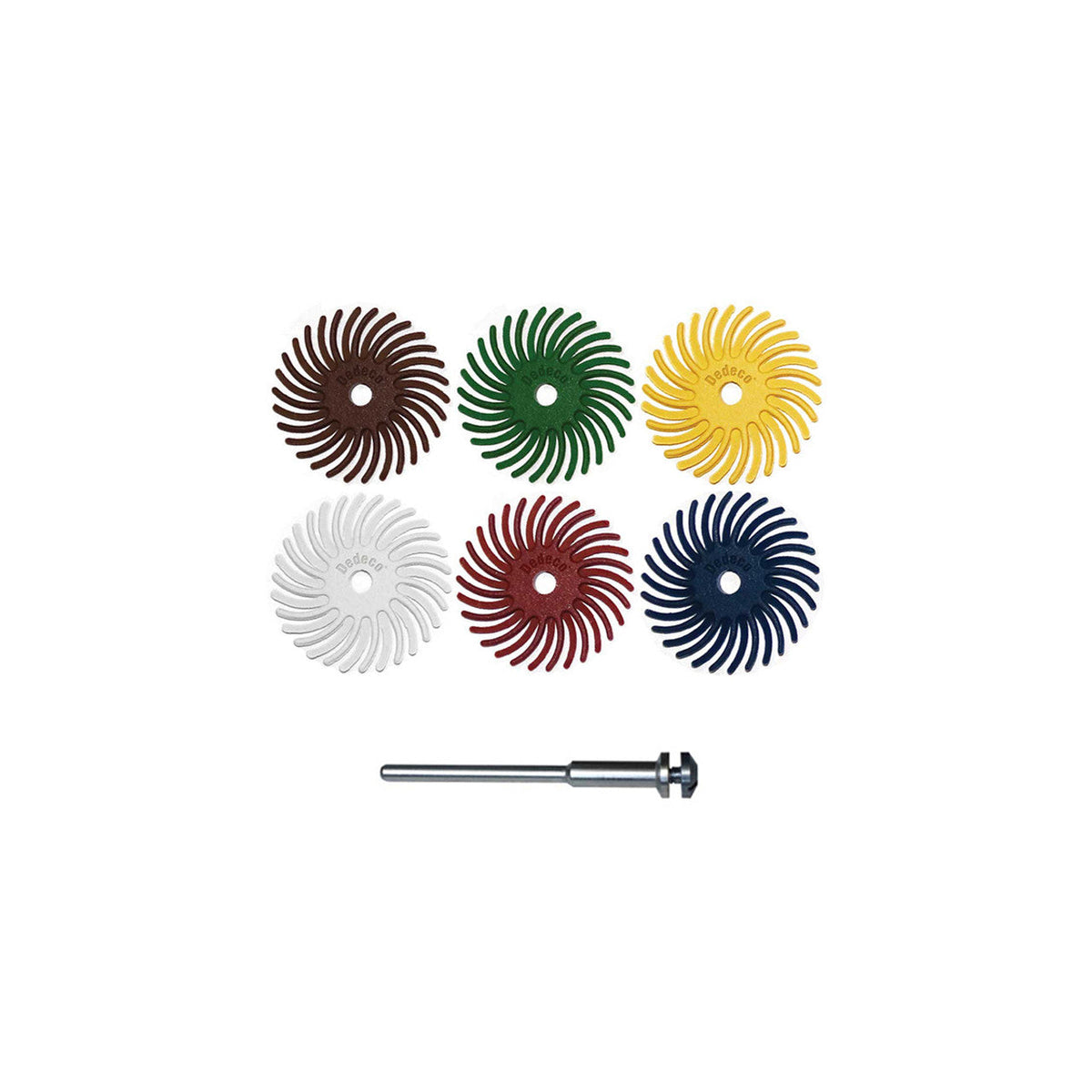 Radial Disc 1" Kit (50 piece) Sunburst Dedeco