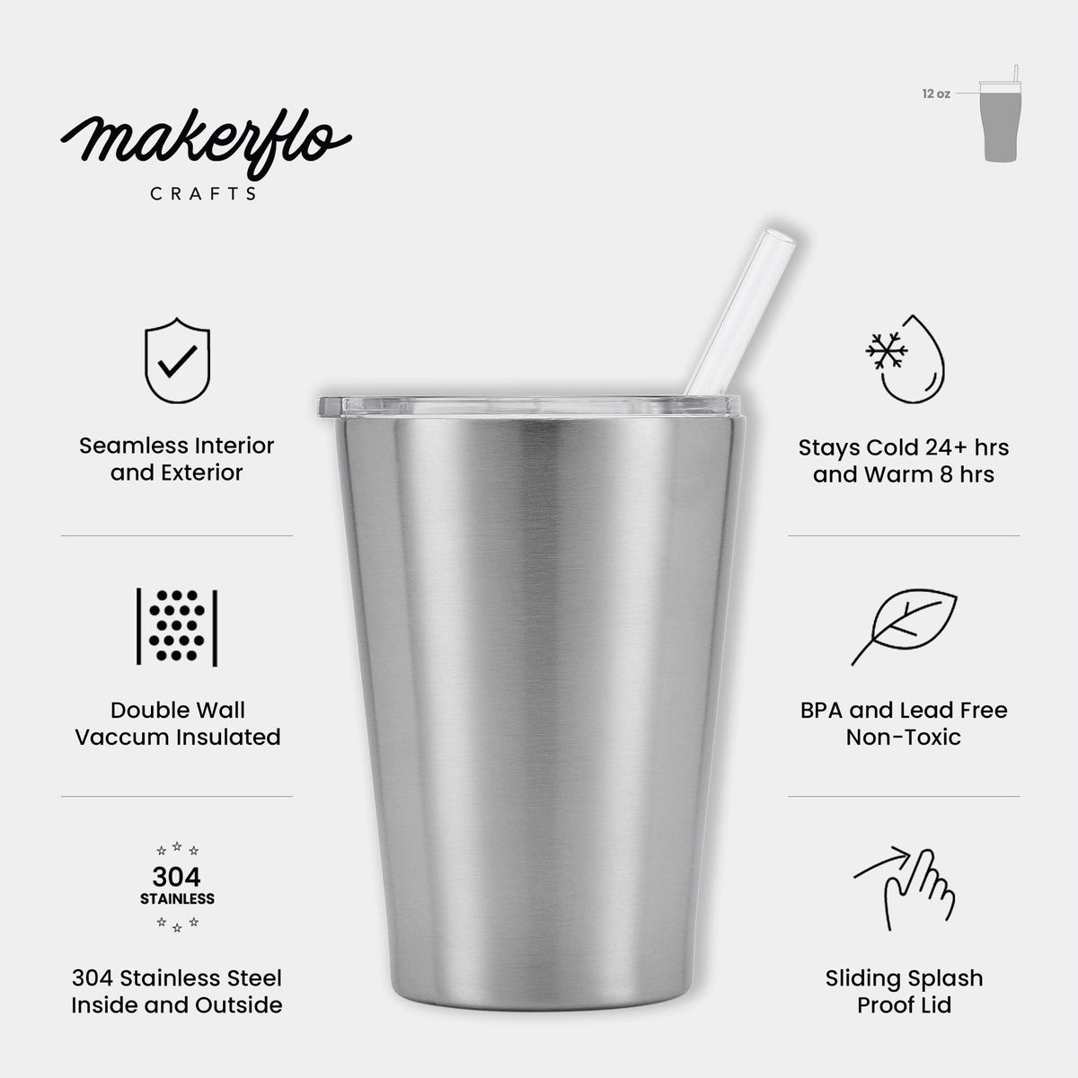 12oz Kids Tumbler - Clay Revolution