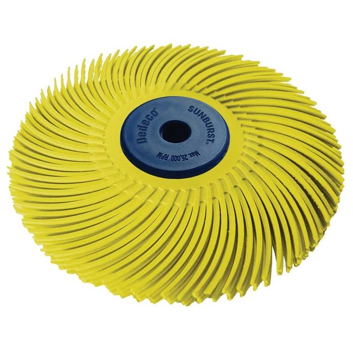 Dedeco® Sunburst® 3" 3-Ply Radial Bristle Disc Assortment - Clay Revolution