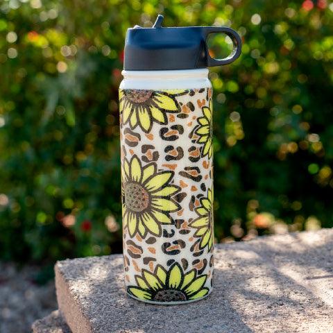 18oz Hydro Water Bottle (2 Lids) - Clay Revolution