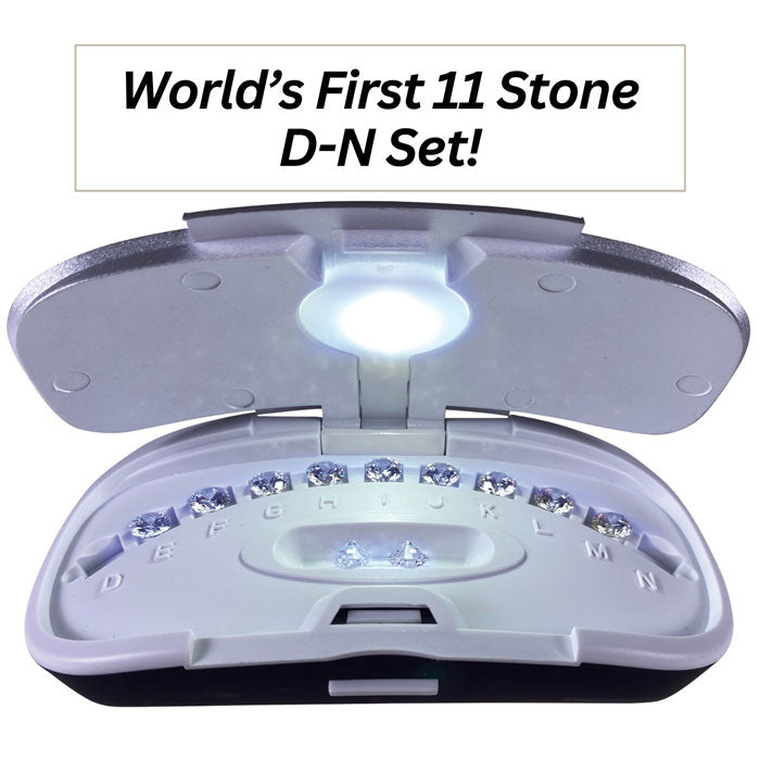 CZ Master Set Pro 2 1.00CT Stone Set (With Organizing Case) by GEMORO