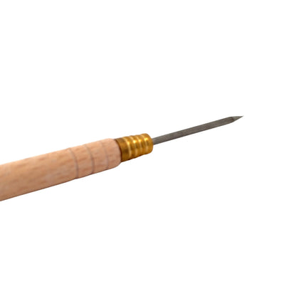 Large 3MM Titanium Solder Pick With Wooden Handle - Clay Revolution