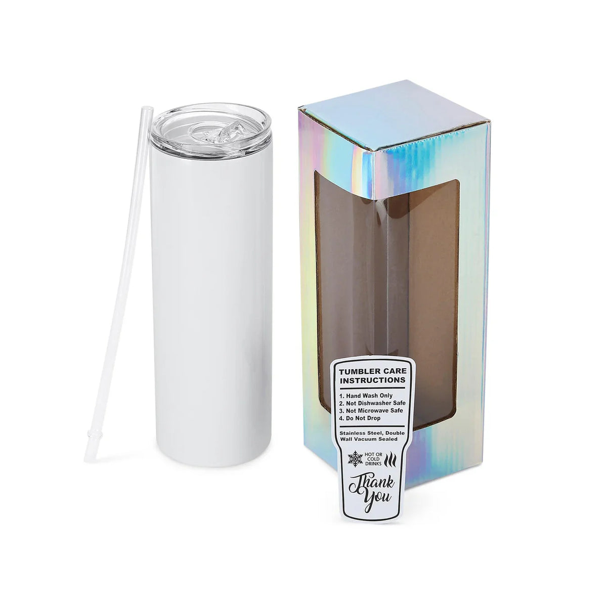 20oz Skinny Tumbler - Clay Revolution