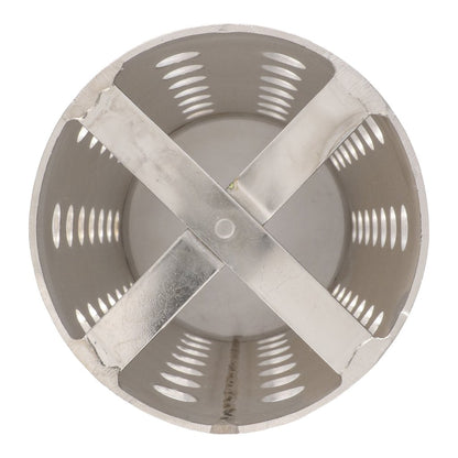 Perforated Stainless Steel Casting Flasks (4" x 8 1/2", Flanged) - Large