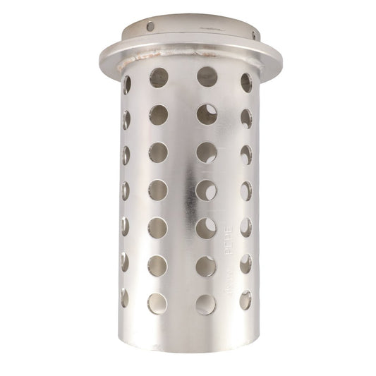 Perforated Stainless Steel Casting Flasks (4" x 8 1/2", Flanged) - Large