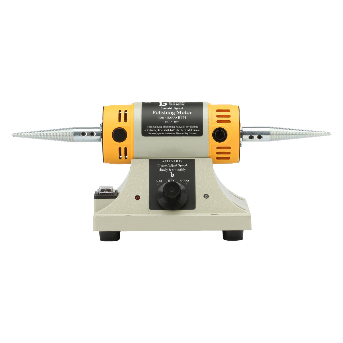 Variable Speed Polishing Bench Lathe - 8,000 RPM, Bench Basics - Clay Revolution