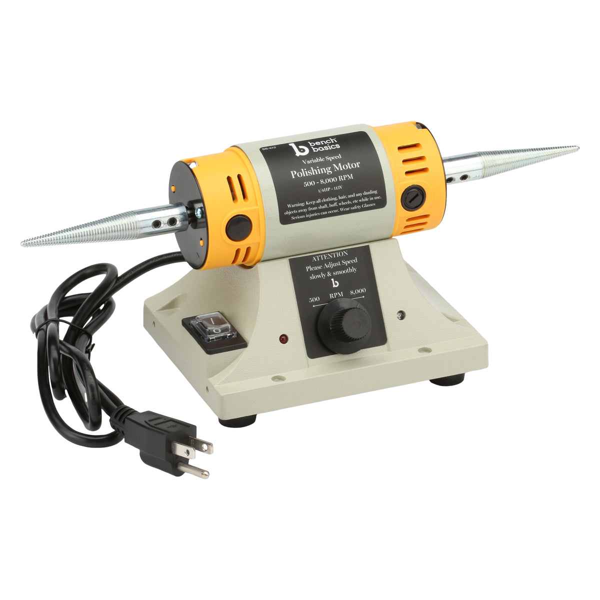 Variable Speed Polishing Bench Lathe - 8,000 RPM, Bench Basics - Clay Revolution