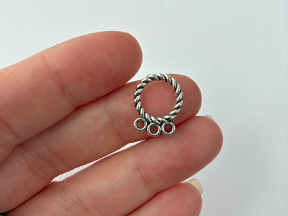 Toggle Clasp Set – Round Ring & T-Bar