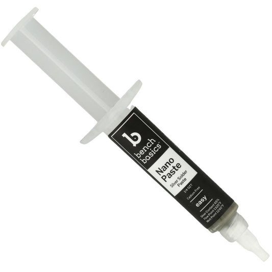 NANO Paste, Silver Solder Paste w/ Dispensing Syringe, 1/4 ozt - Clay Revolution
