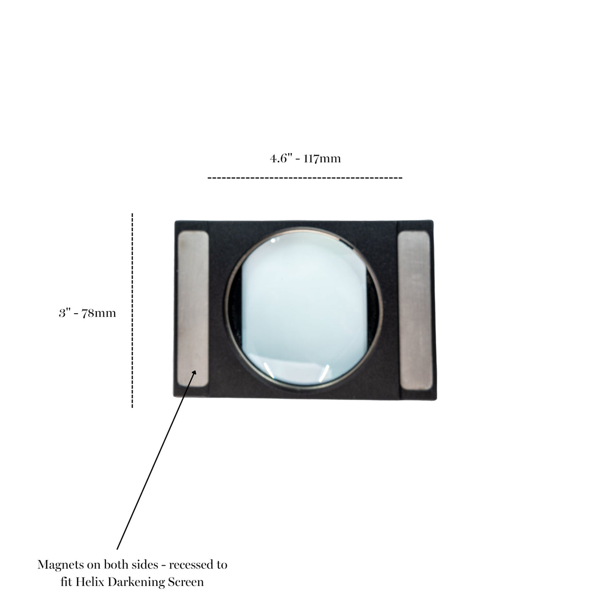 Magnetic Magnifying Attachment for Permanent Jewelry Darkening Screen - Clay Revolution