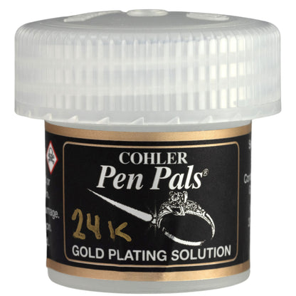 Cohler Gold Pen Plating Solution, 1oz jar, by Krohn Industries - Clay Revolution