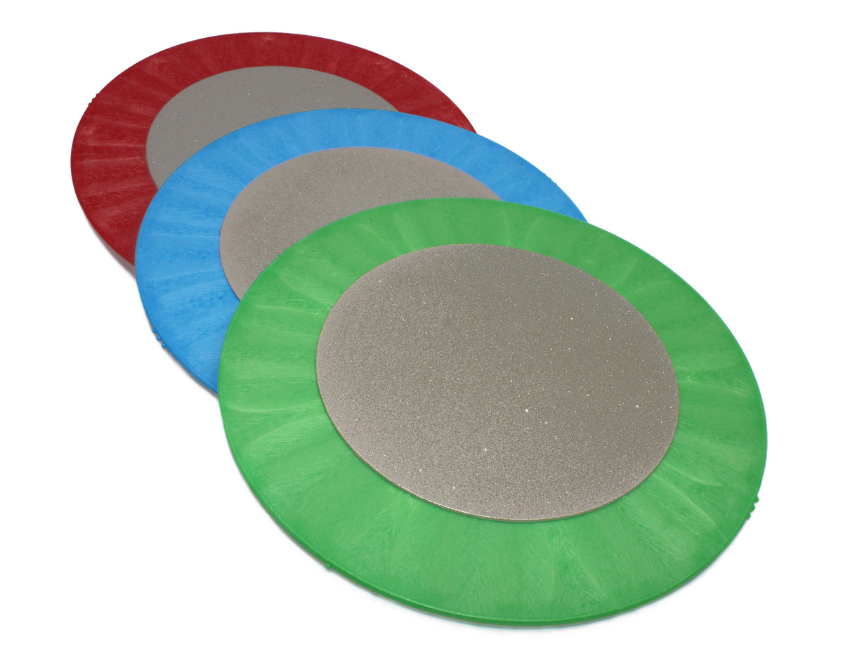 3-Piece 8" Diamond Grinding Disc Set - Clay Revolution