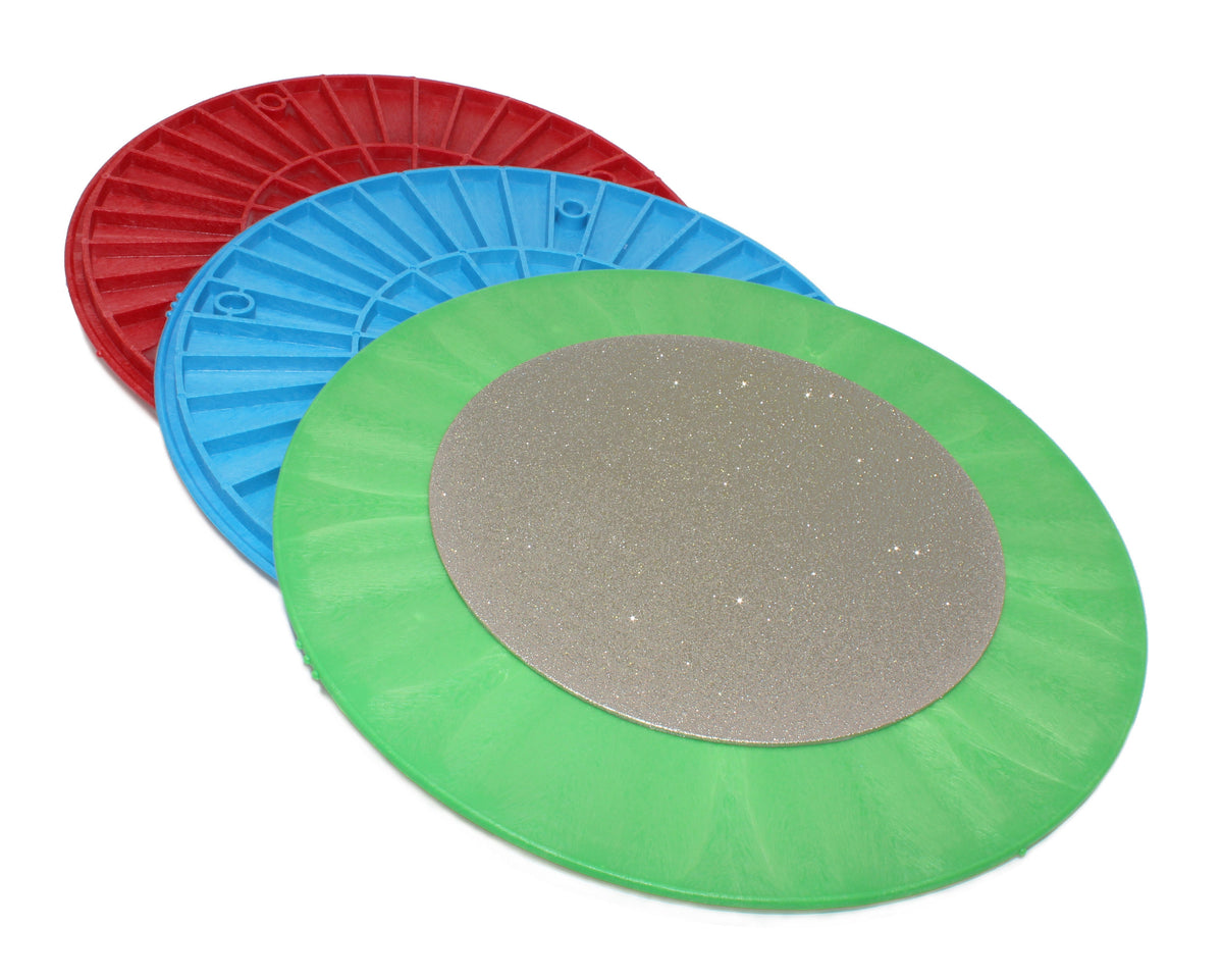 3-Piece 8" Diamond Grinding Disc Set - Clay Revolution