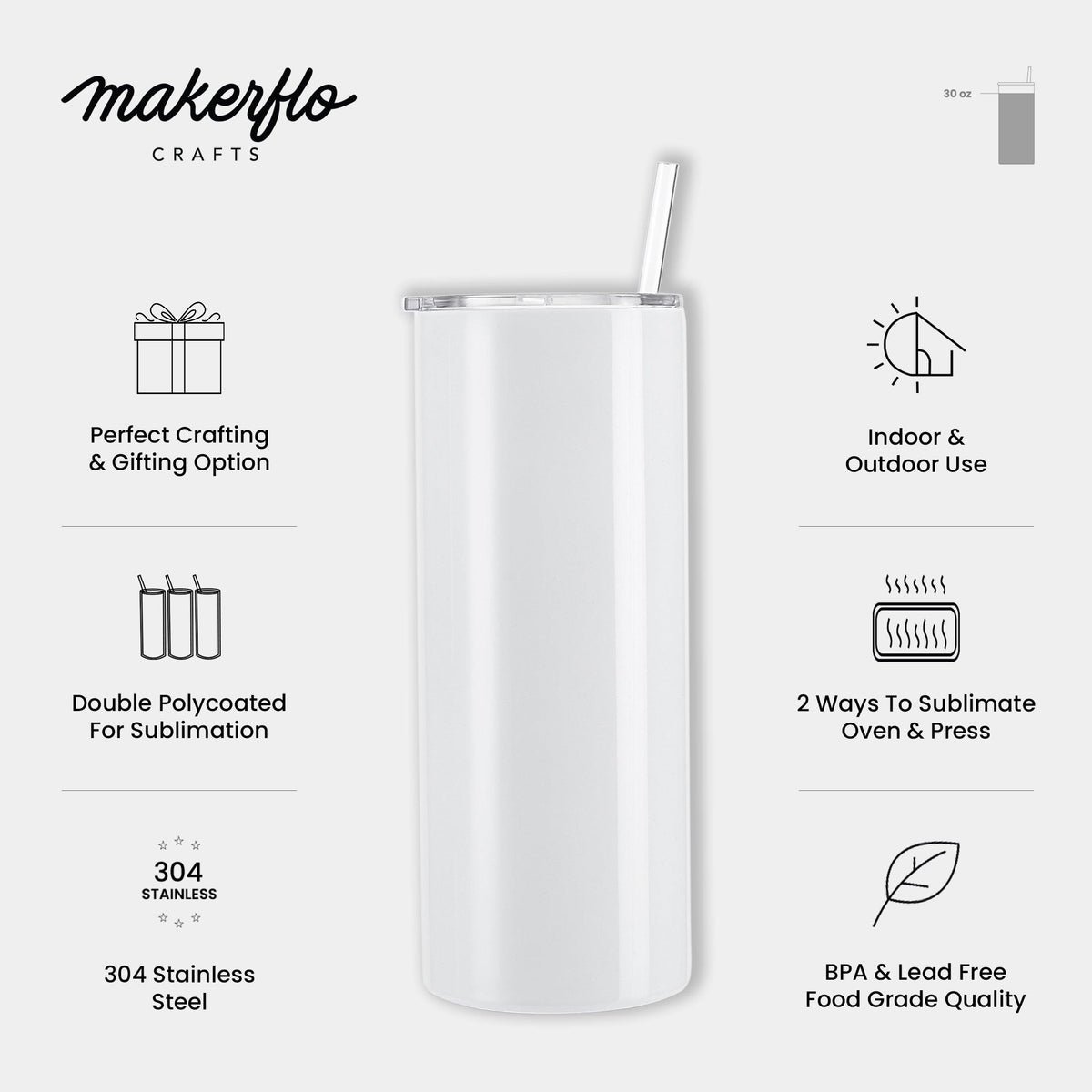 30oz Thick Tumbler - Clay Revolution