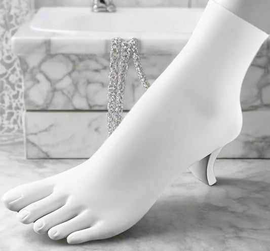 Polystyrene Foot Display Stand