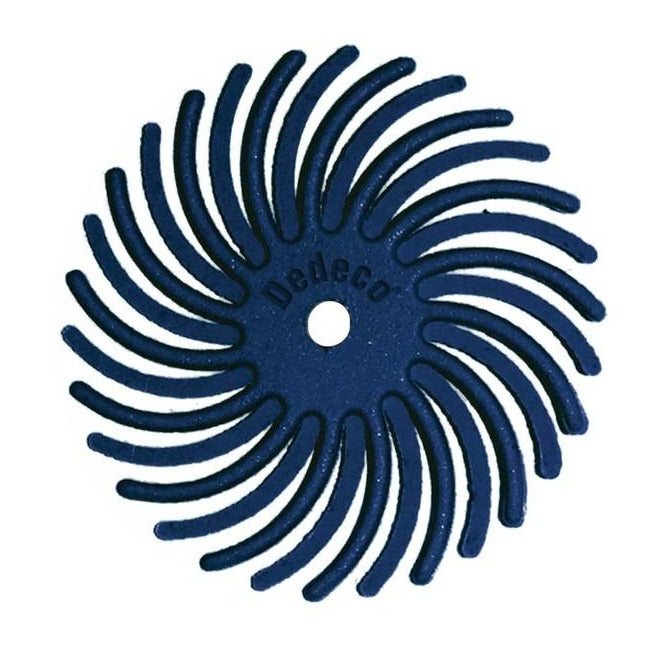 7/8" Radial Discs - Blue Fine 400 Grit 1/16" Arbor (12 pack) - Clay Revolution