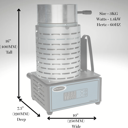 Tilt-Pour Electro-Melt Furnace for Silver, Gold, and more - Clay Revolution