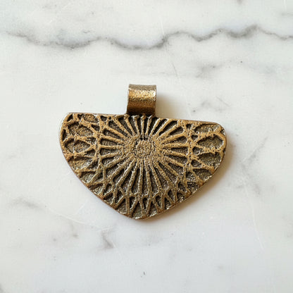 Pendant Component-Artisan Made-Double Sized & Textured