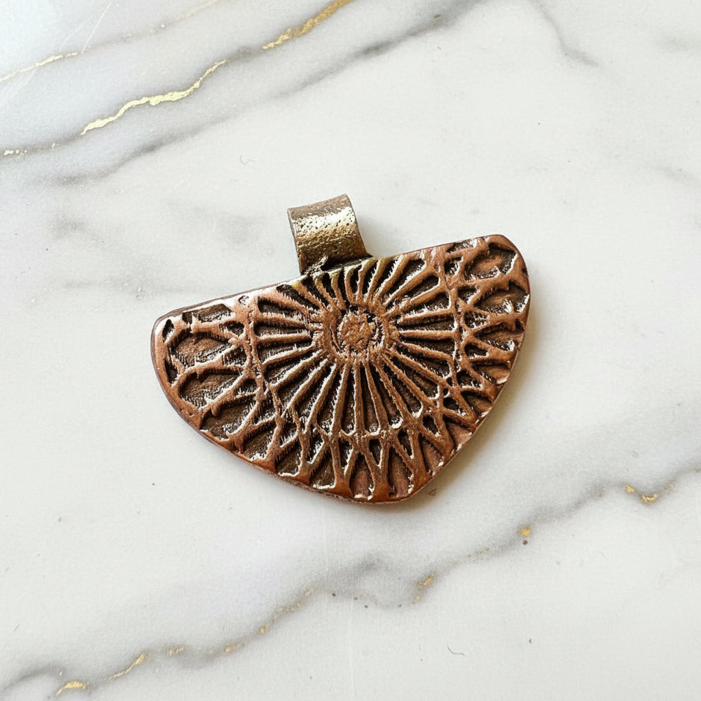 Pendant Component-Artisan Made-Double Sized & Textured