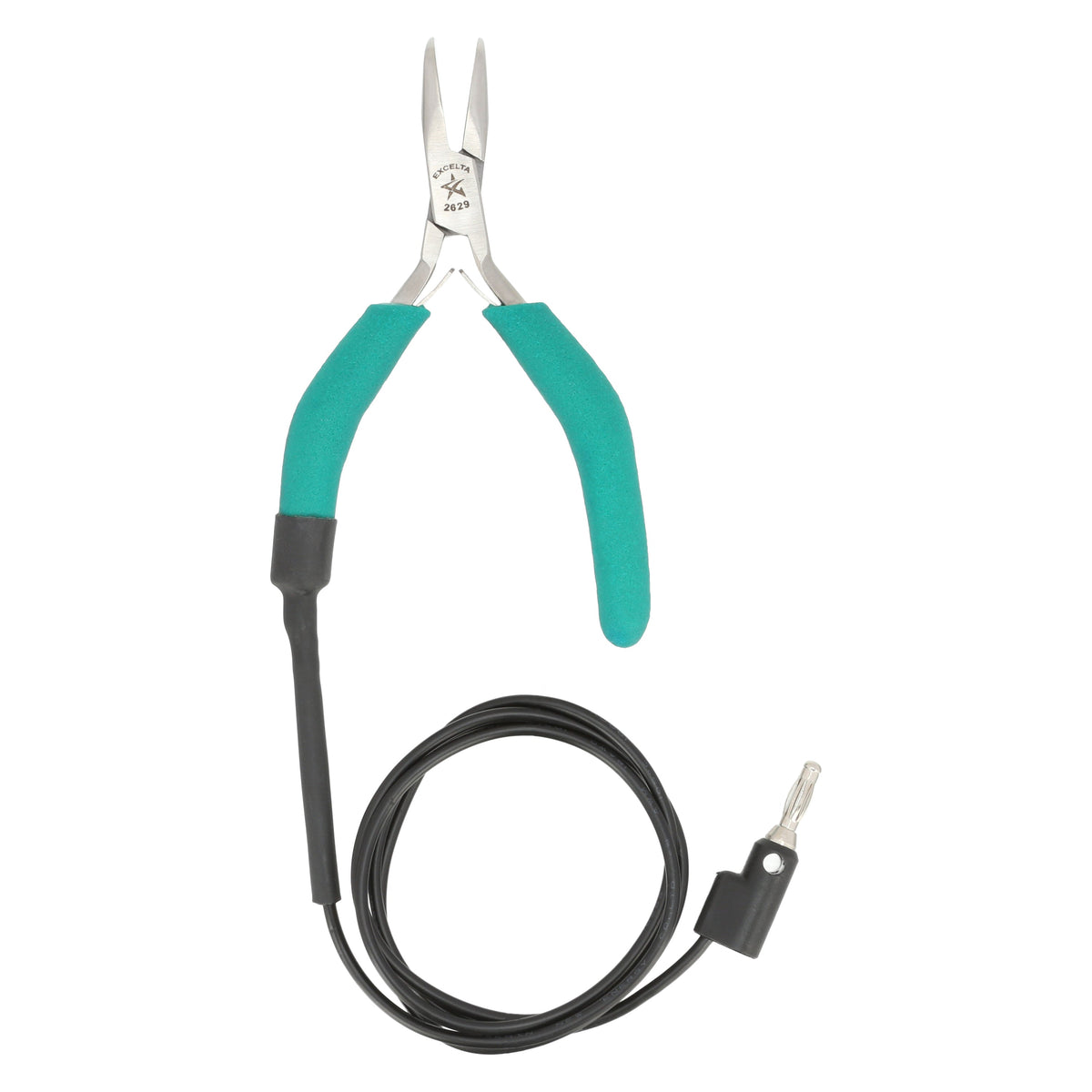 Grounded Bent Nose Pliers for Permanent Jewelry - Clay Revolution