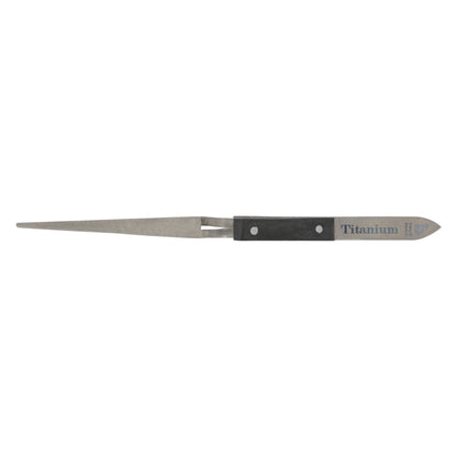Titanium Tweezer, Cross Locking, Heavy Duty with Fine Point - Clay Revolution