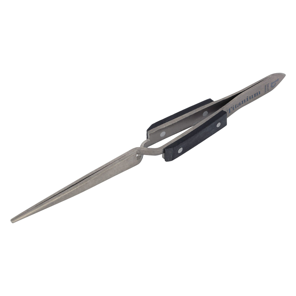 Titanium Tweezer, Cross Locking, Heavy Duty with Fine Point - Clay Revolution