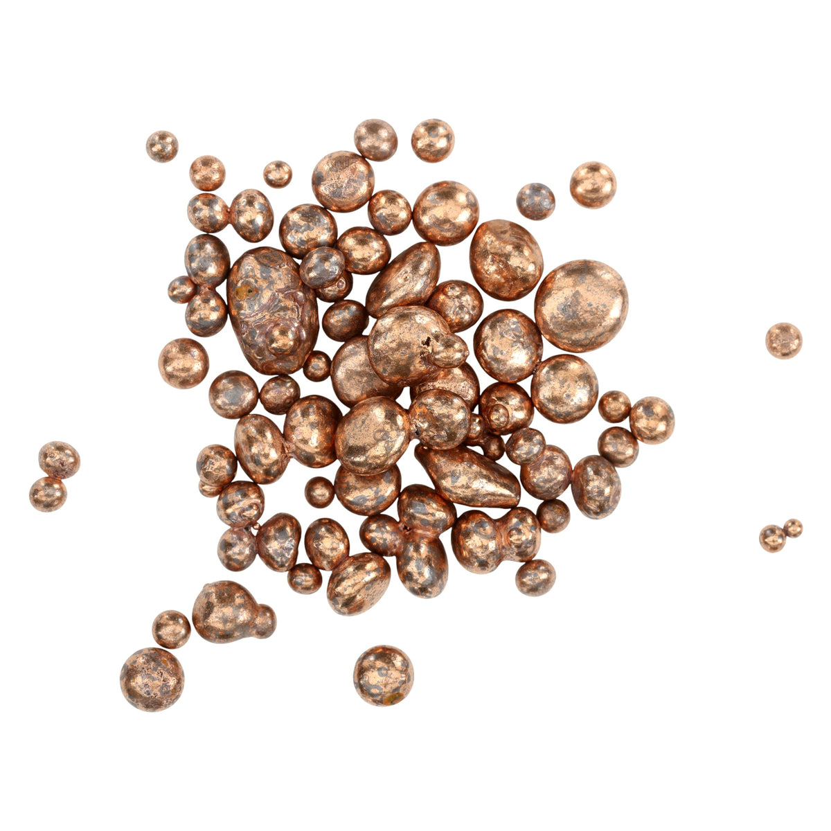 Copper Casting Grain - 99.9% Pure, Jewelers Alloy Grade - Clay Revolution