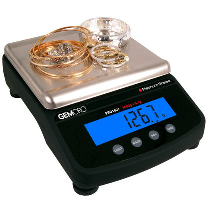 Professional Digital Scale KG, G, 1600g x 0.1g - GEMORO PRO1601 - Clay Revolution