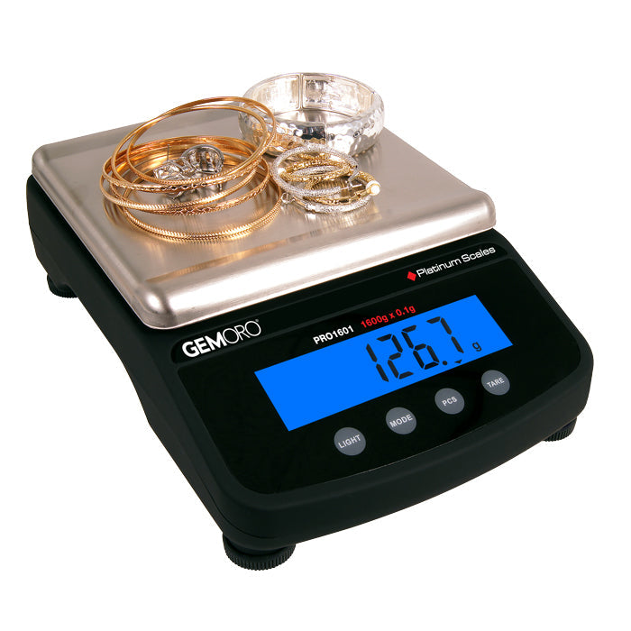 Professional Digital Scale KG, G, 1600g x 0.1g - GEMORO PRO1601 - Clay Revolution