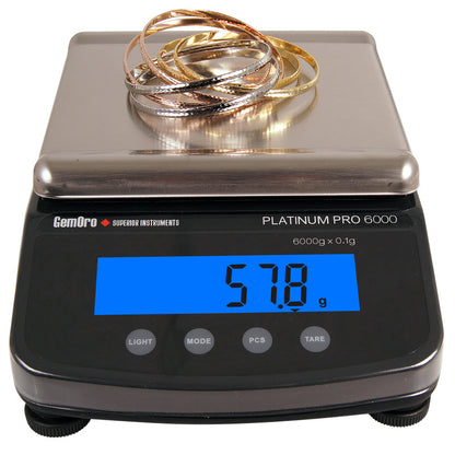 Digital Scale, 6000g x 0.1g - GEMORO PRO6000 - Clay Revolution