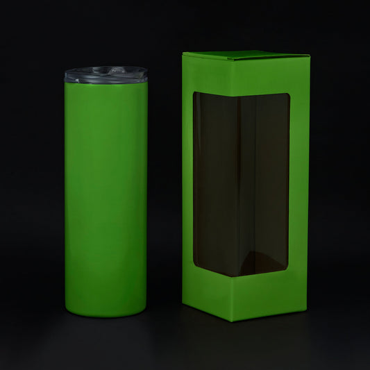20oz Skinny Glow In The Dark, Green