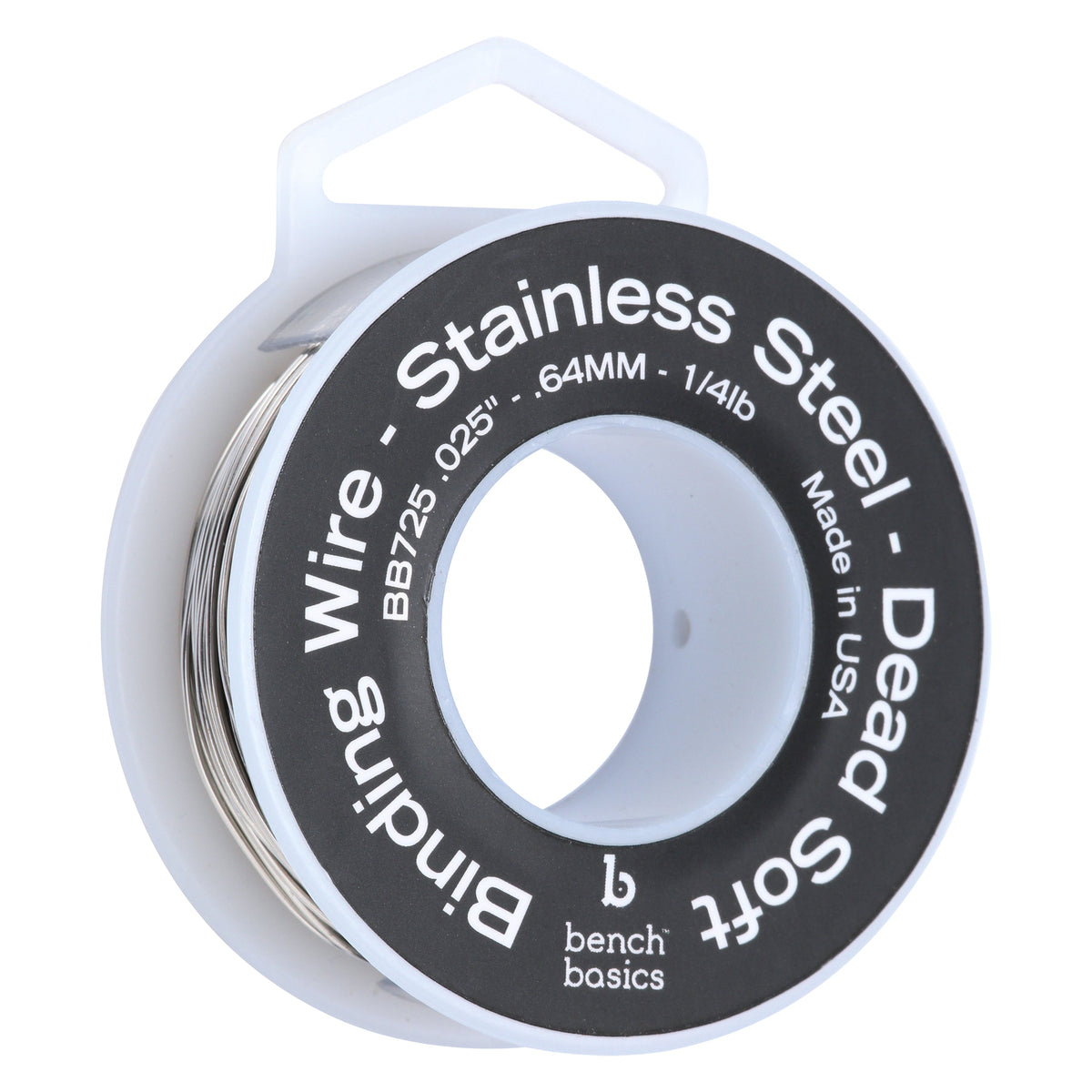 Stainless Steel Wire for Binding and Handling, 1/4lb Spool - Clay Revolution