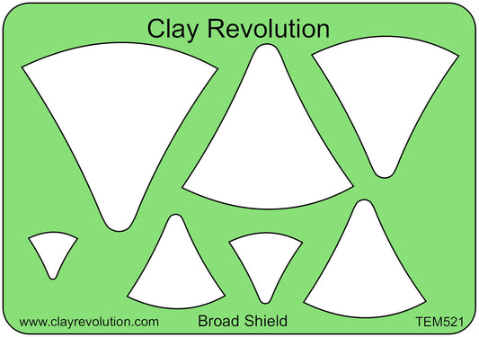 Broad Shield Template - Clay Revolution