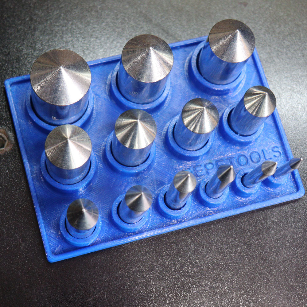 3D Printed Center Positioning Die Holder for Disc Cutter - Clay Revolution
