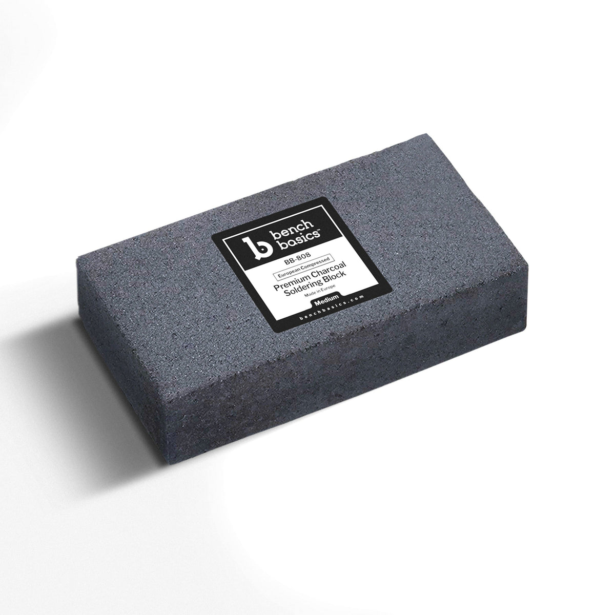 Hardened Charcoal Soldering Block, Compressed, European - Clay Revolution