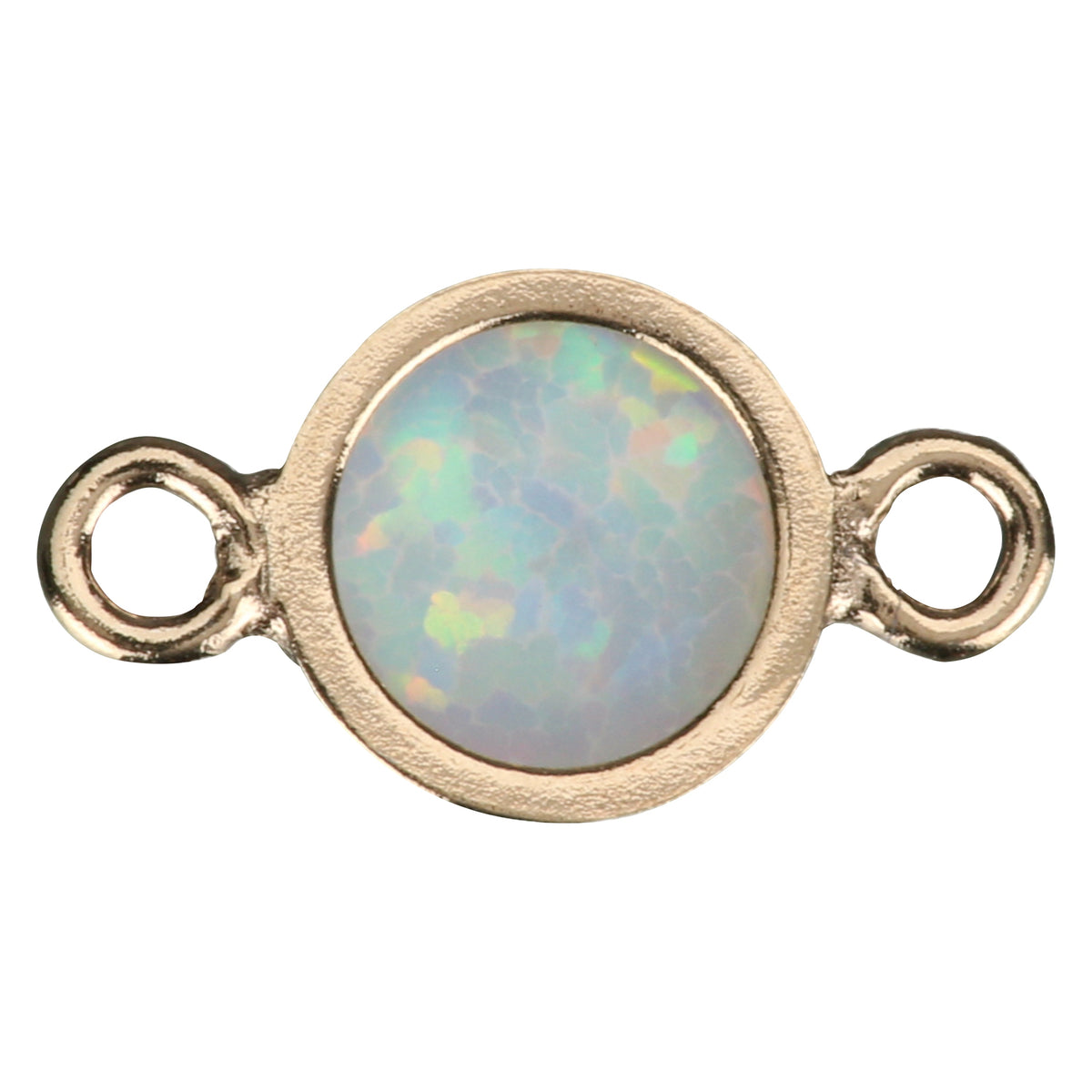 Bella Opal Connecter in Gold Filled for Permanent Jewelry, 4mm, 14k Gold Fill
